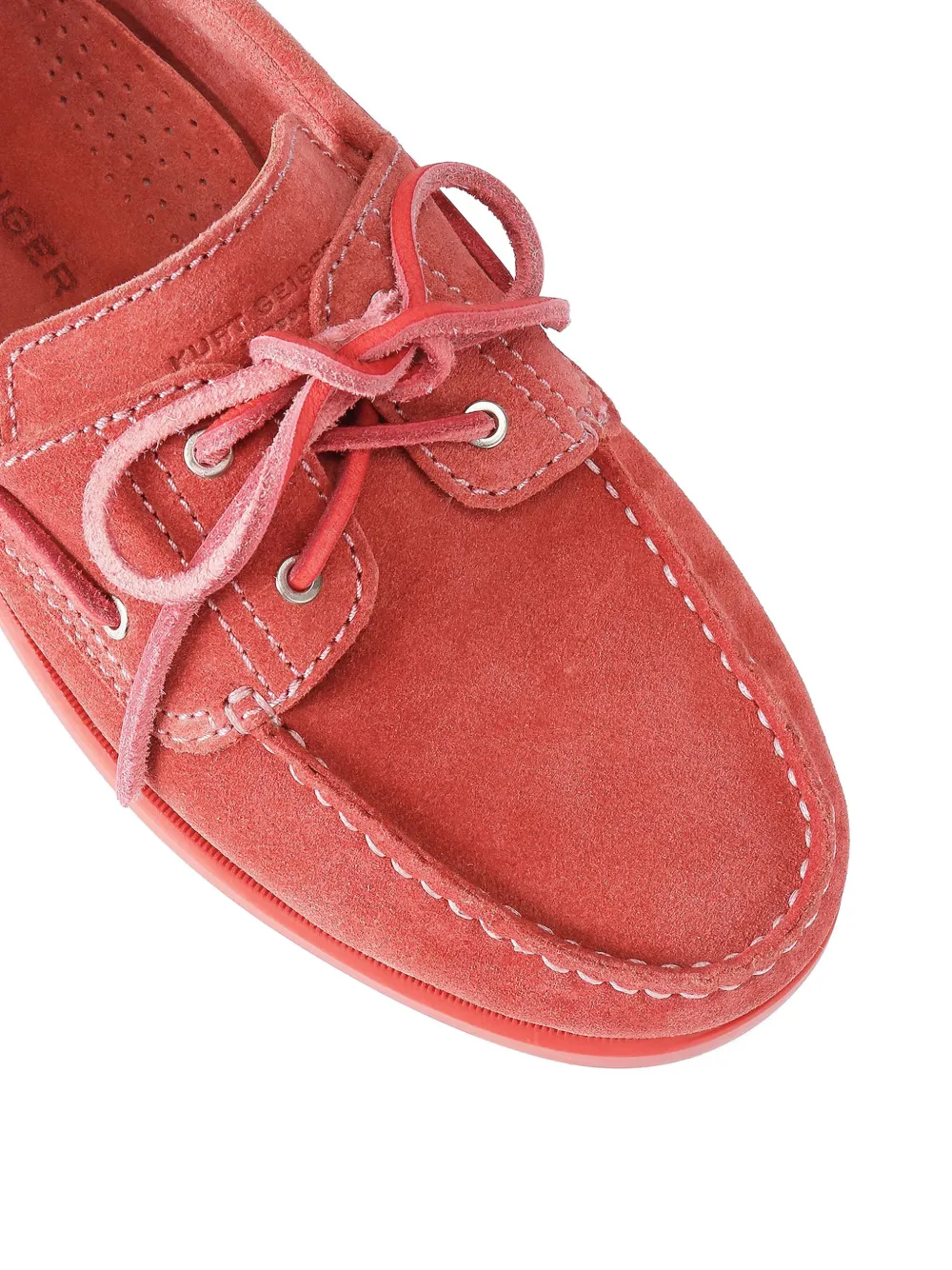 Kurt Geiger London Suède bootschoenen met strik Roze