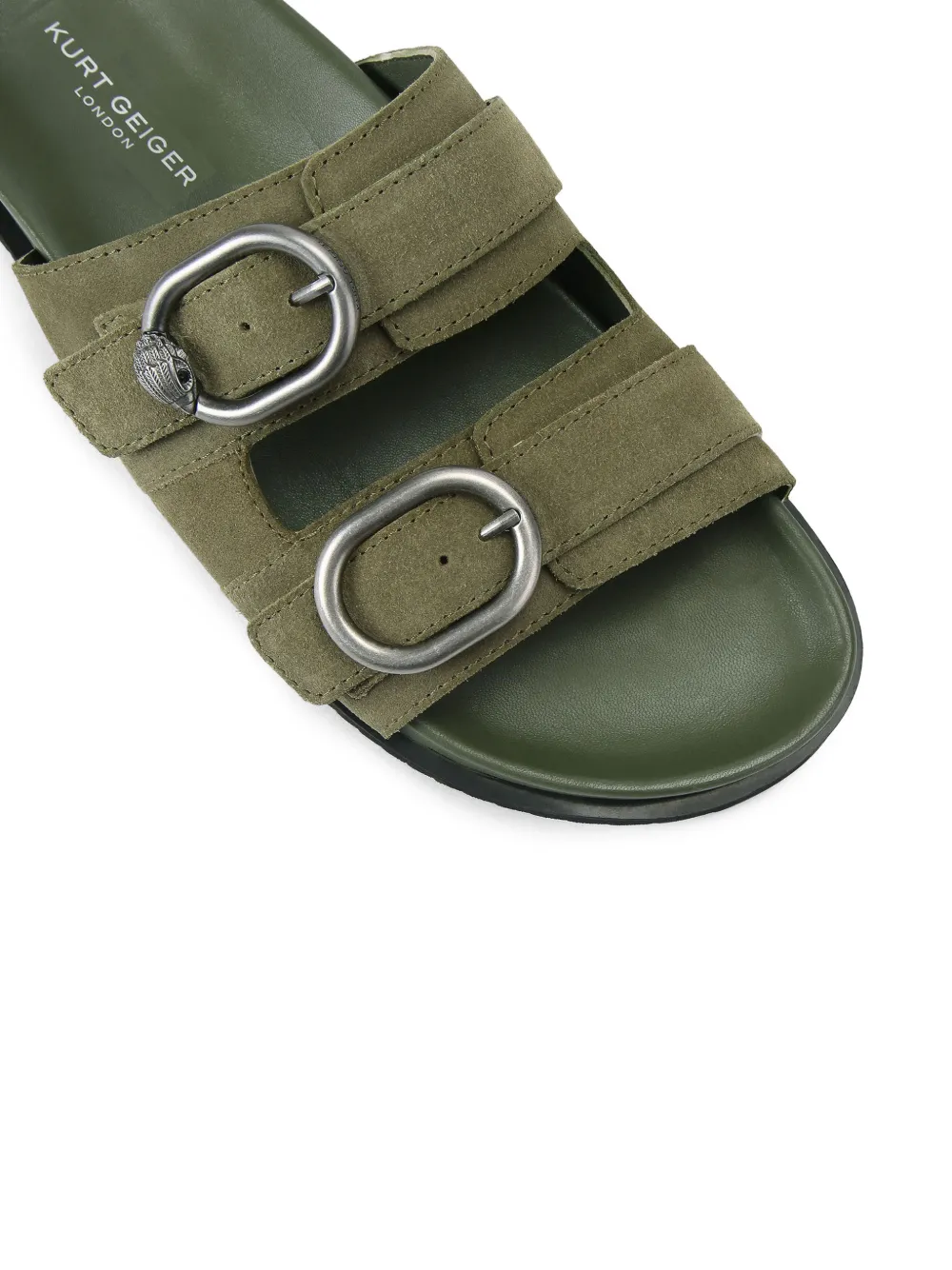 Kurt Geiger London Sandalen met gespbandje Groen