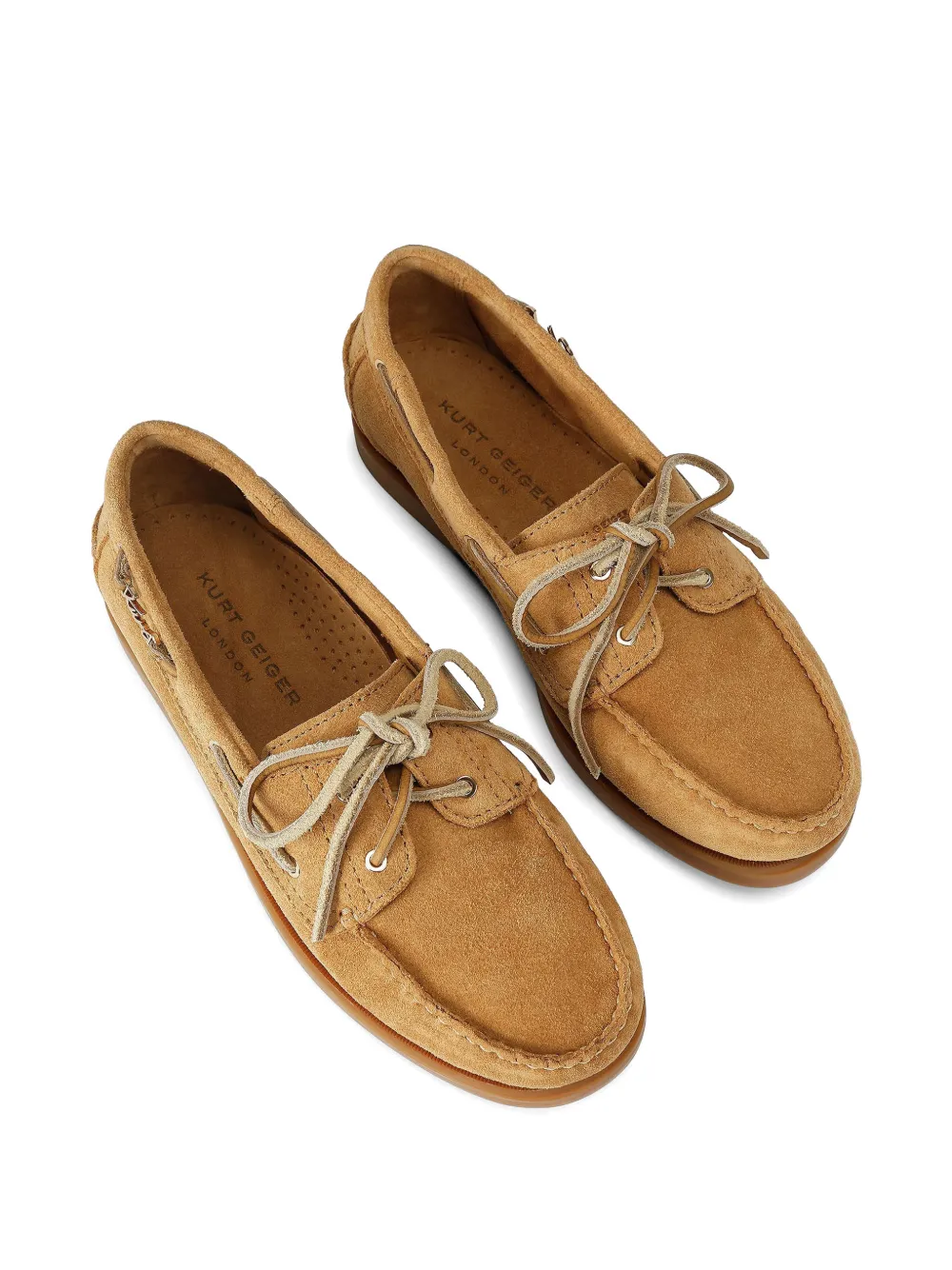 Kurt Geiger London Bootschoenen met strikdetail Beige