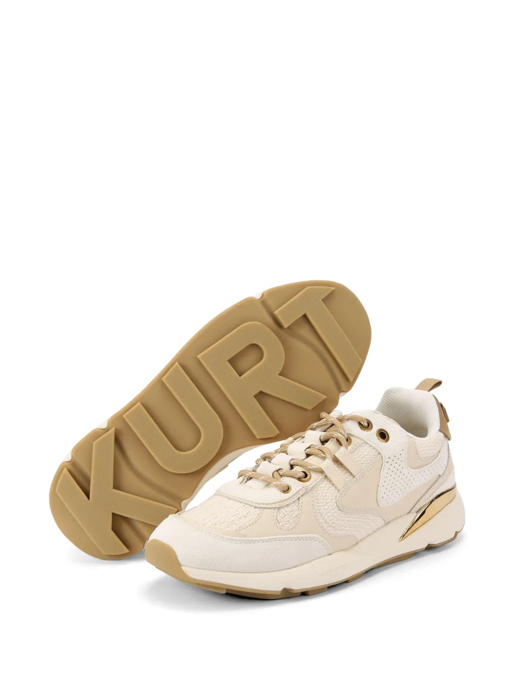 Kurt Geiger London Suède Eagle Head sneakers Beige