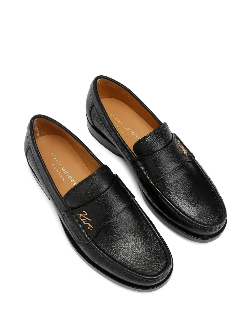 Kurt Geiger London Limehouse bewerkte loafers Zwart
