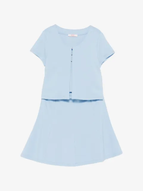 Liu Jo Kids set de top y falda con detalles