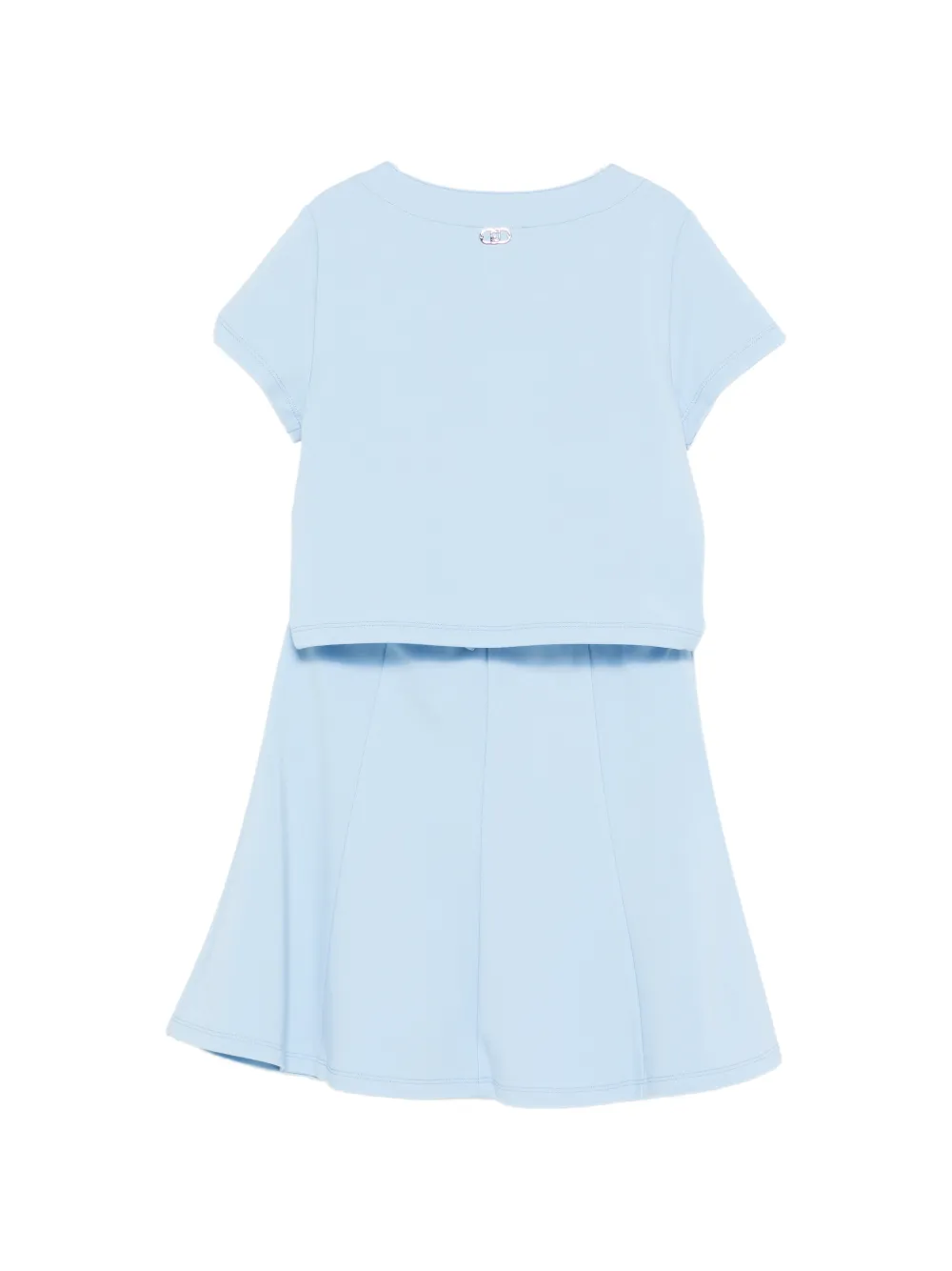 Liu Jo Kids Verfraaide top en rok Blauw