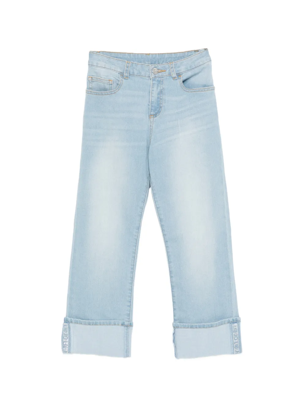 Liu Jo Kids cuffed jeans - Blu