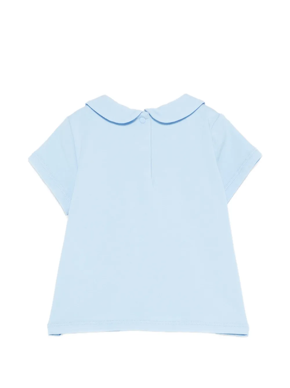  Liu Jo Top Con Estampado Floral Y Cuello - Azul 