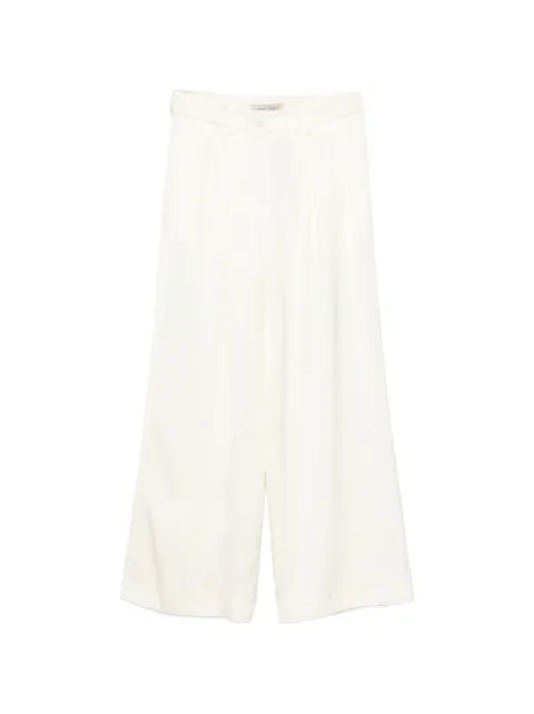 Alberta Ferretti Kids satin pleated trousers
