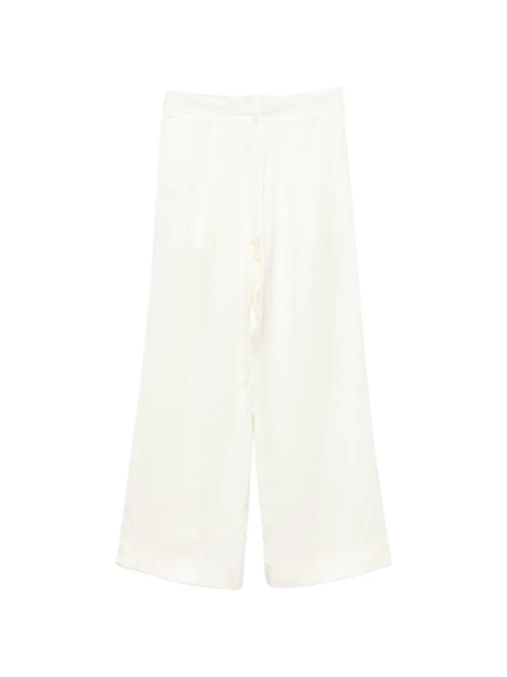  Alberta Ferretti Kids Satin Pleated Trousers - Yellow 