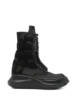 Yohji Yamamoto コンバットブーツ | ブラック | FARFETCH JP