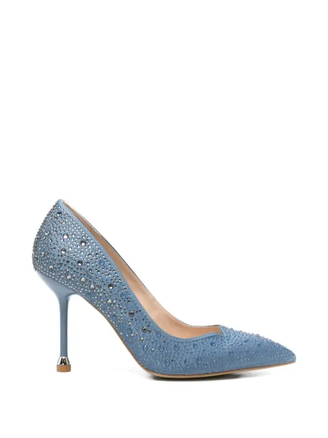 LIU JO court pumps with rhinestones