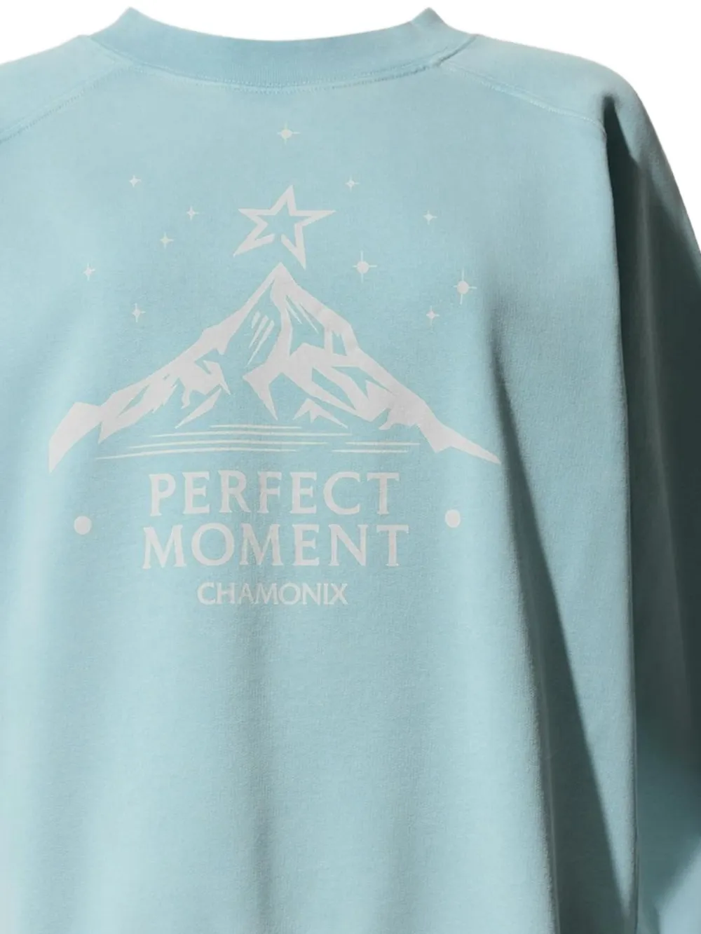  Perfect Moment Logo-lettering Sweatshirt - Blue 