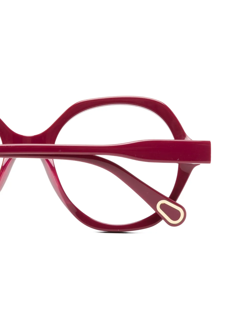 Chloé Kids Bril met geometrisch montuur Roze