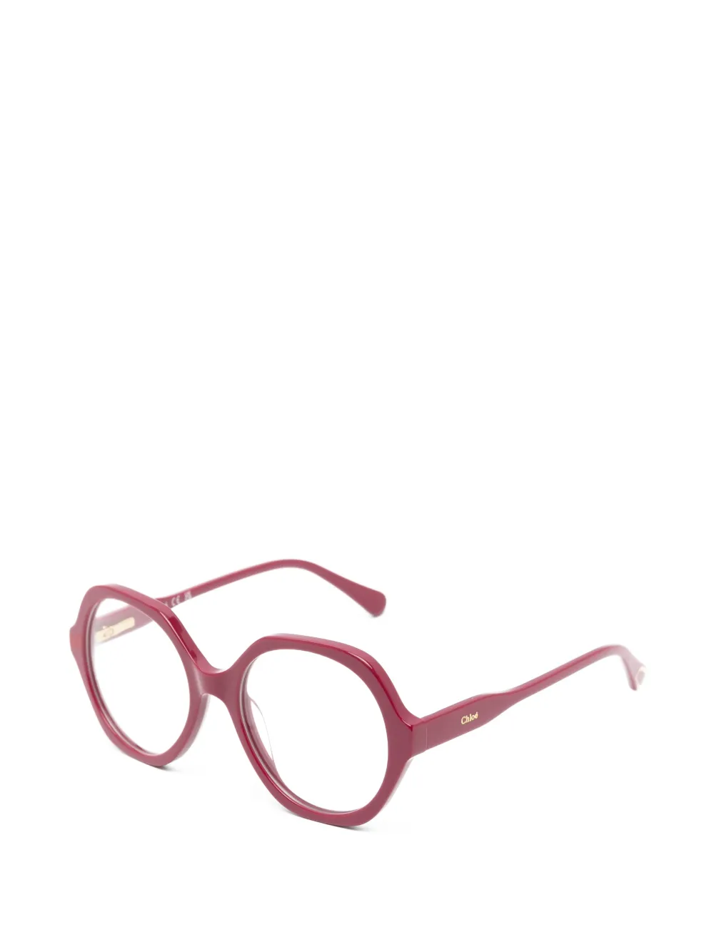 Chloé Kids Bril met geometrisch montuur Roze