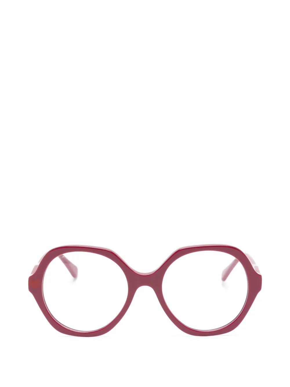 Chloé Kids geometric-frame glasses - Rosa