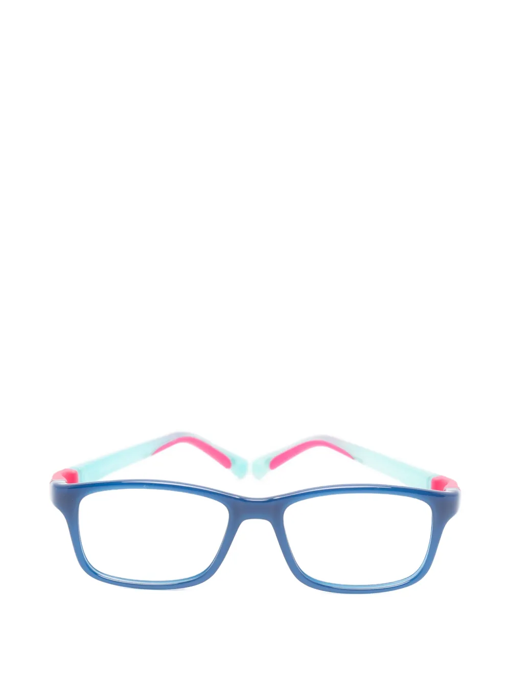 NANO Crew rectangle-frame glasses - Blau