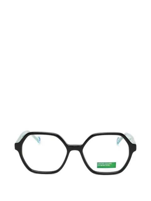 Benetton Constance geometric-frame glasses