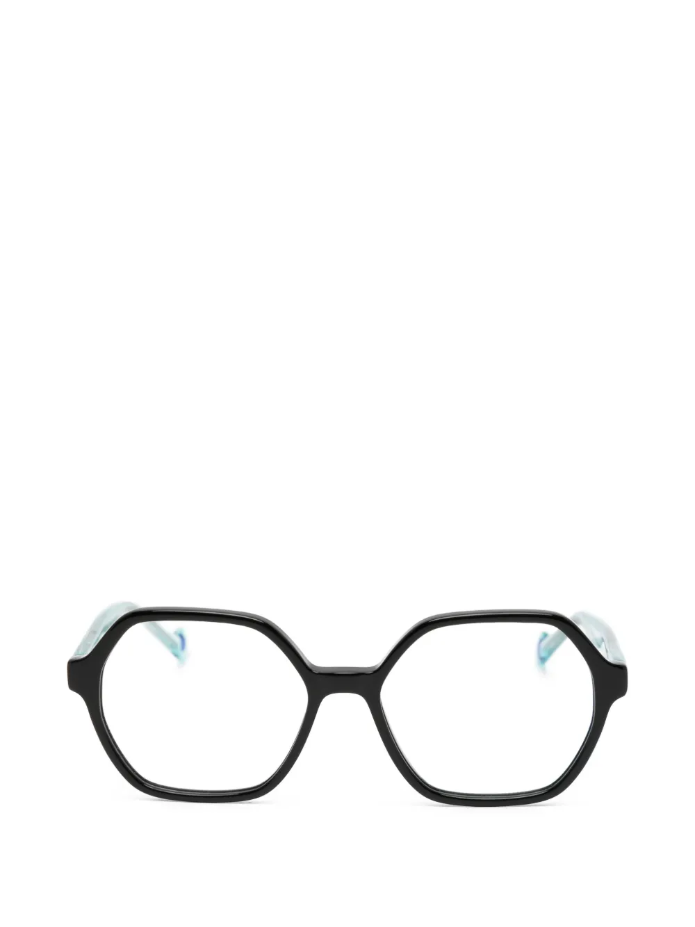 Benetton Constance geometric-frame glasses - Schwarz