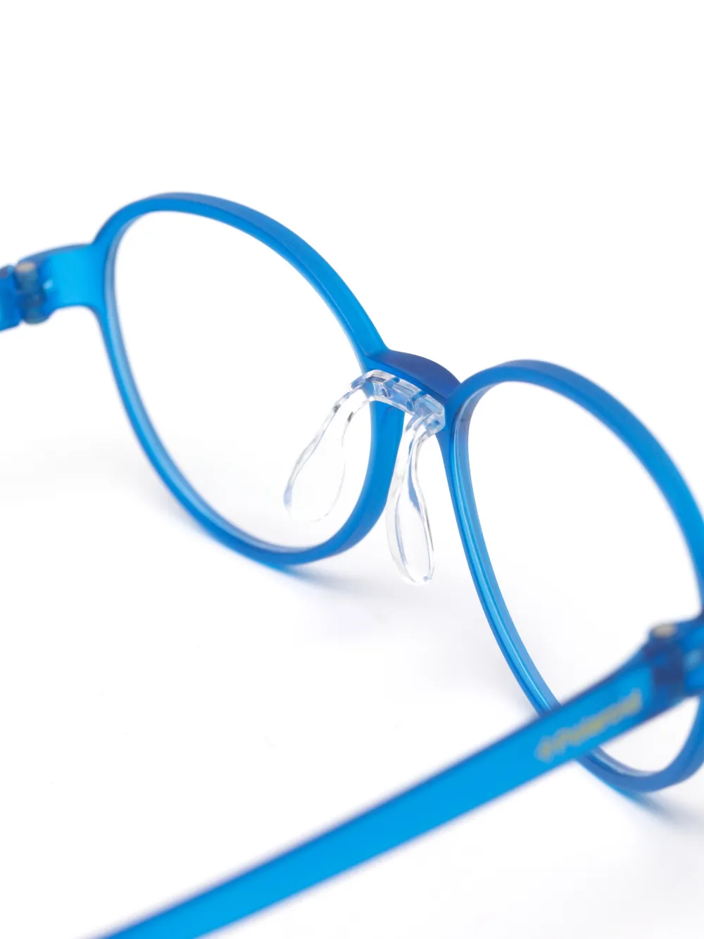  Polaroid Round-frame Glasses - Bleu 