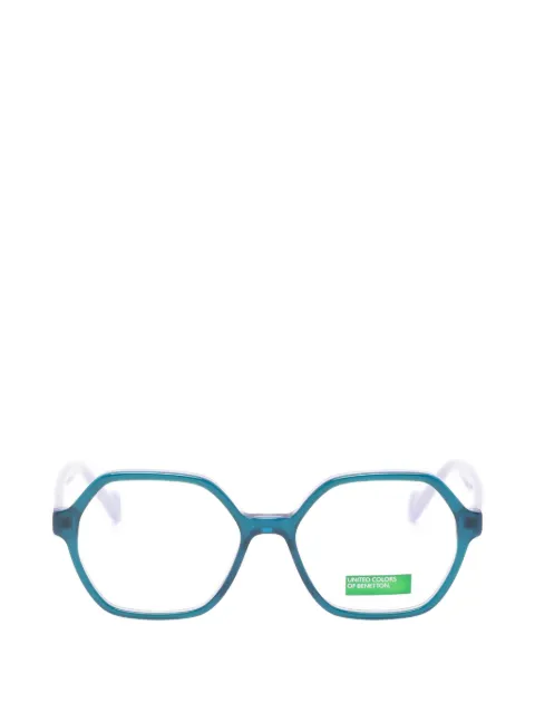 Benetton Constance geometric-frame glasses