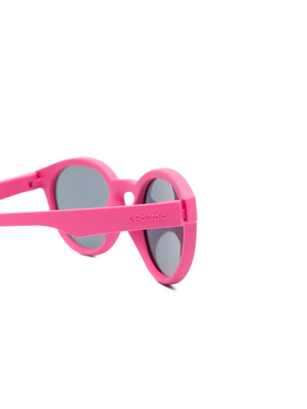 Polaroid Zonnebril met rond montuur Roze