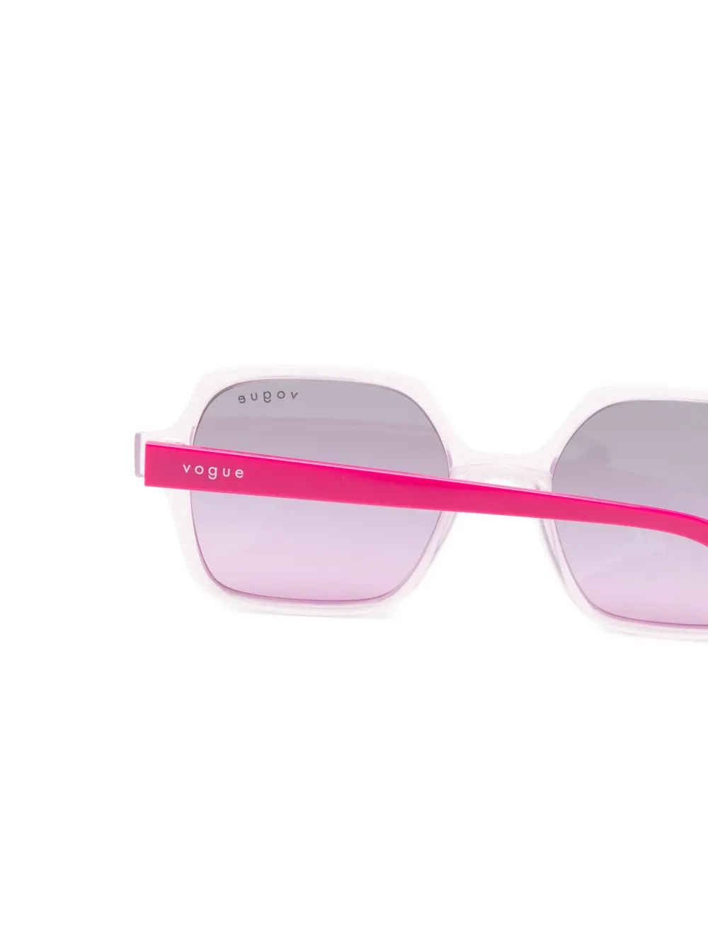 Vogue Eyewear Zonnebril met geometrisch montuur Roze