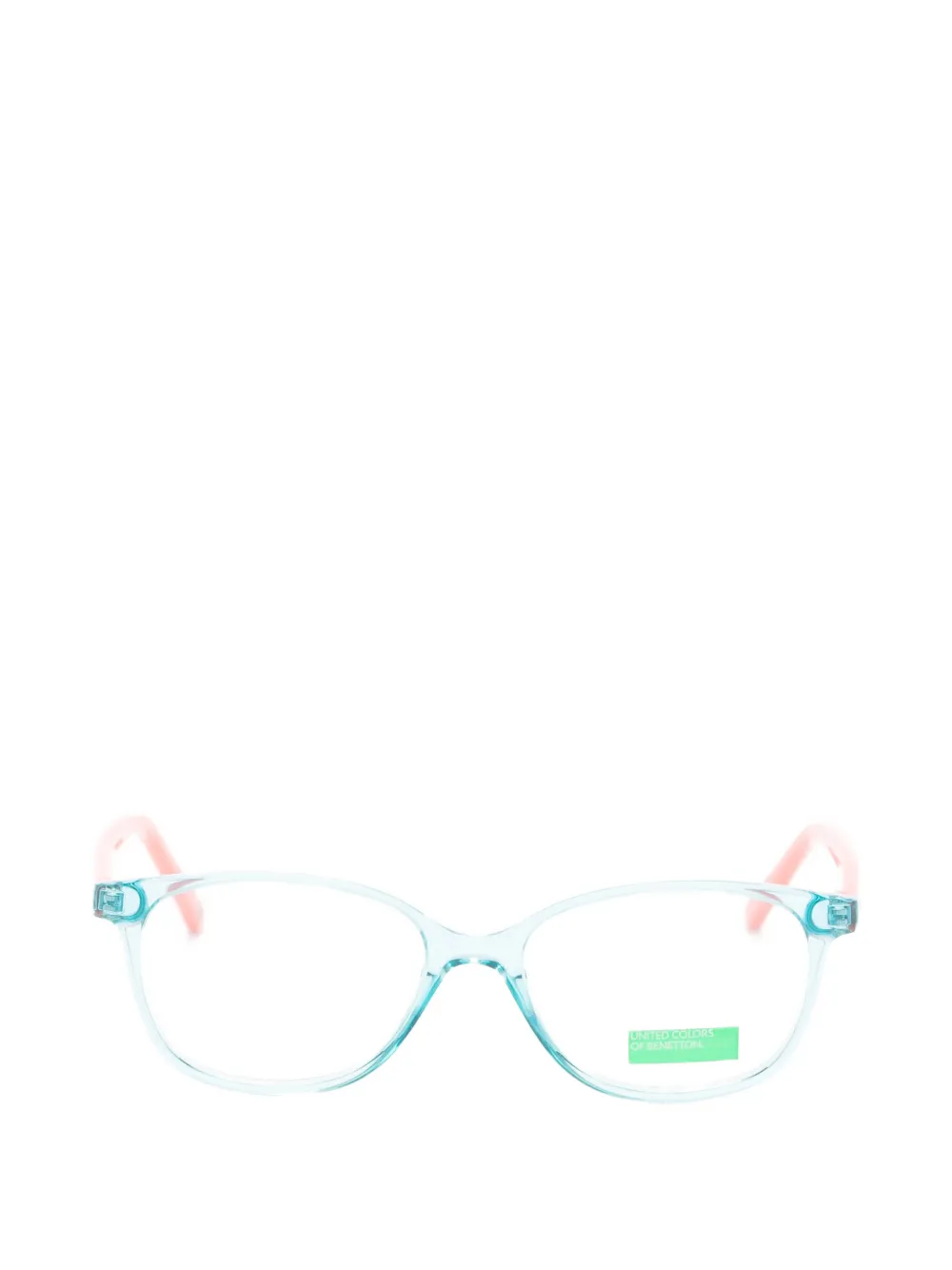 Benetton oval-frame glasses - Blau