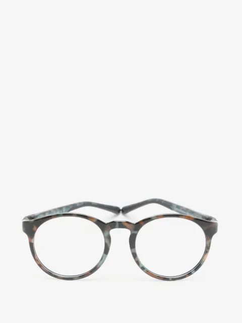 NANO Multiplayer 3.0 tortoiseshell-effect round-frame glasses