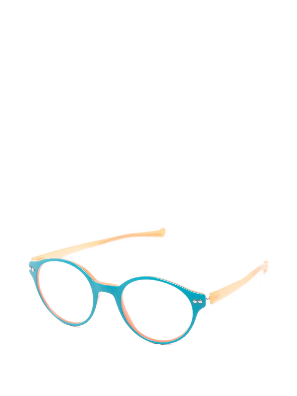  Igreen Lunettes De Vue à Monture Ronde - Bleu 