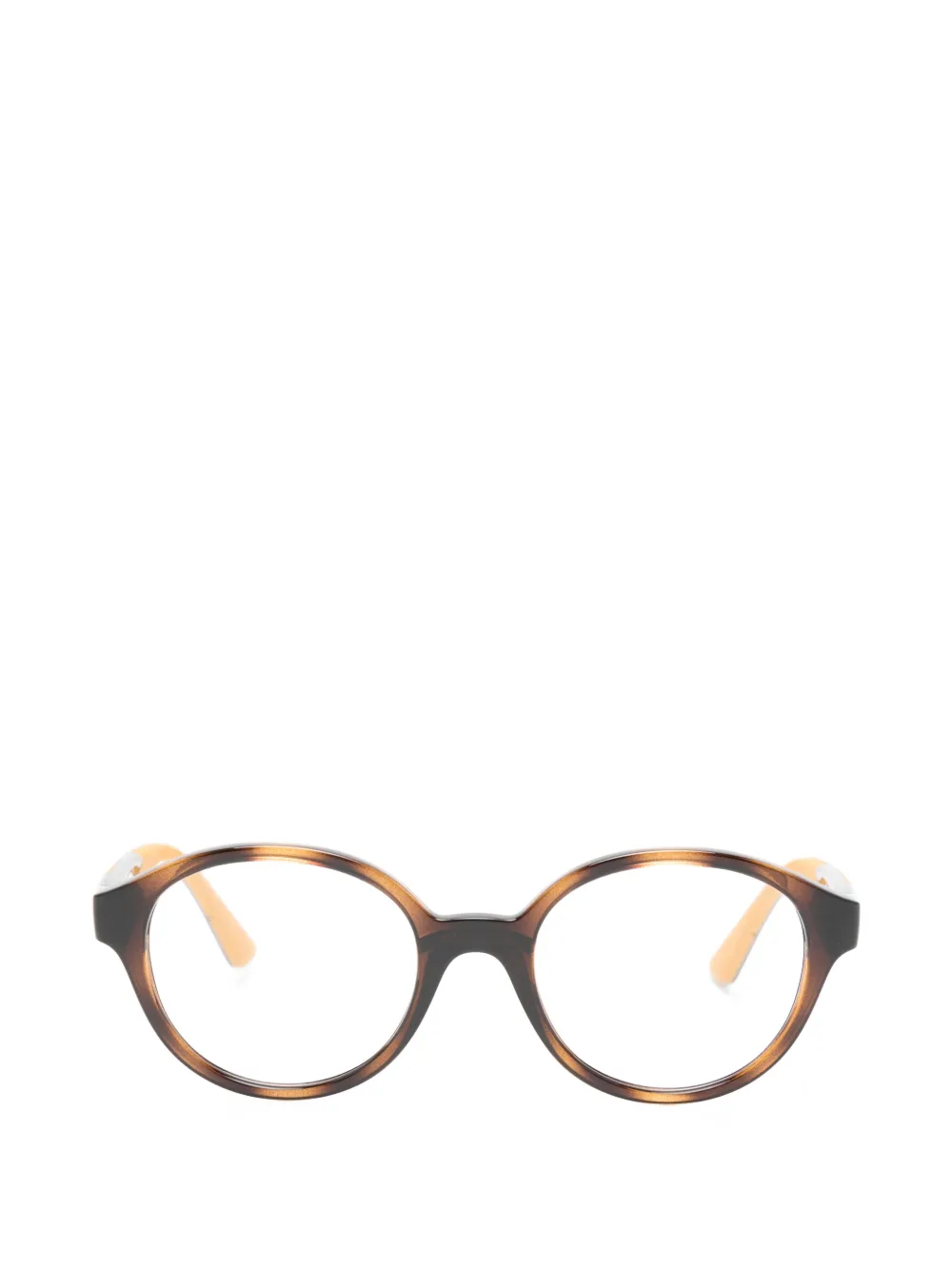 Vogue Eyewear tortoiseshell-effect round-frame glasses - Braun