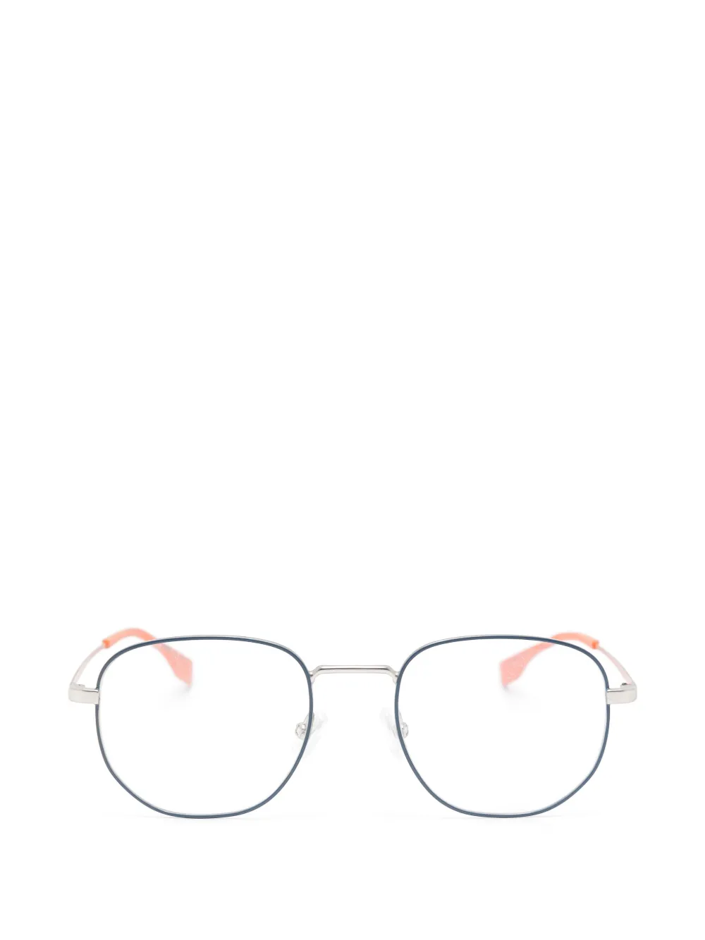 BOSS geometric-frame glasses - Blu