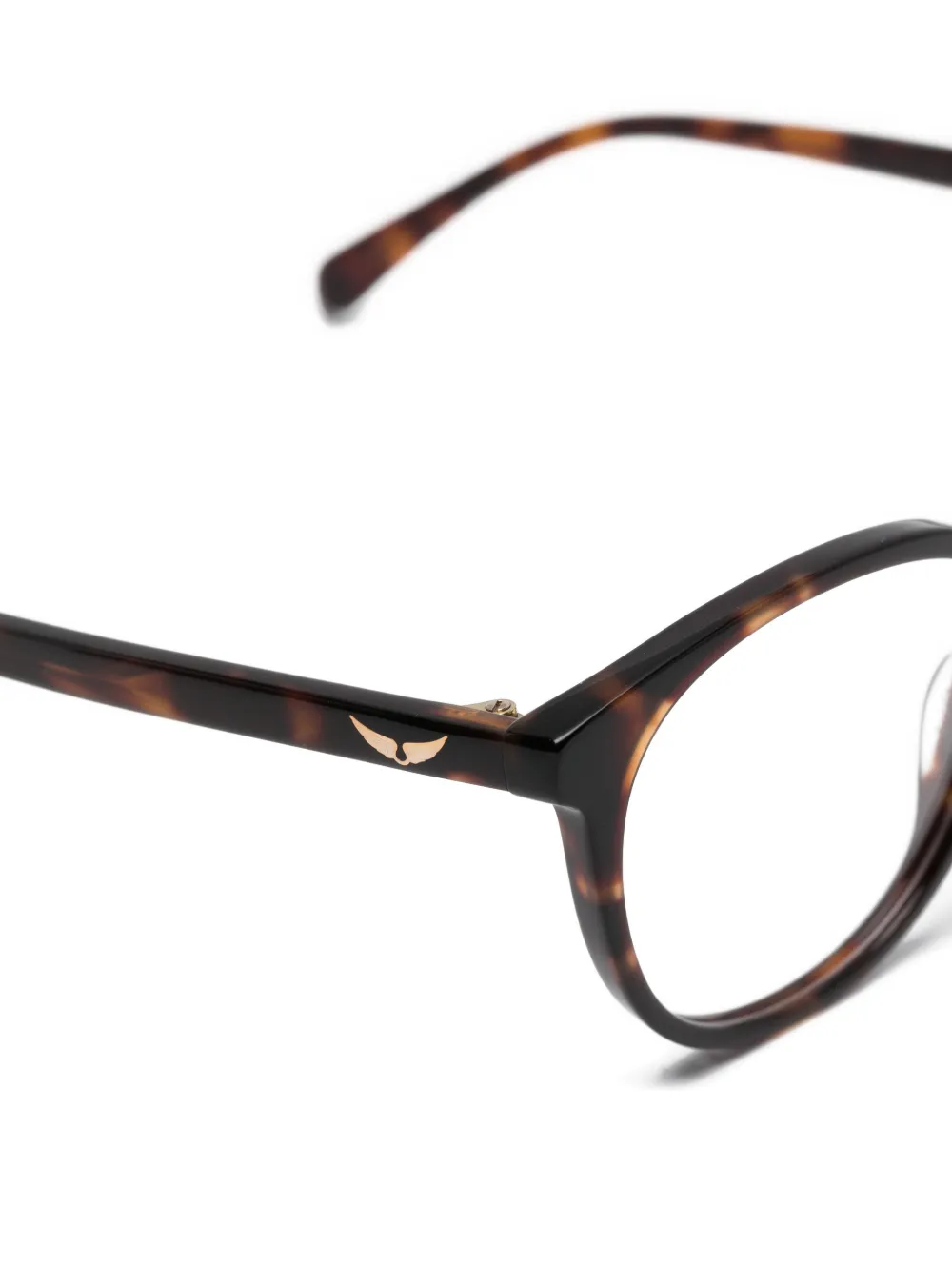 Zadig & Voltaire Kids Bril met schildpadschild-design Bruin