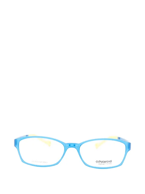 Polaroid rectangle-frame glasses