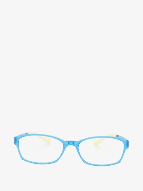 Polaroid rectangle-frame glasses