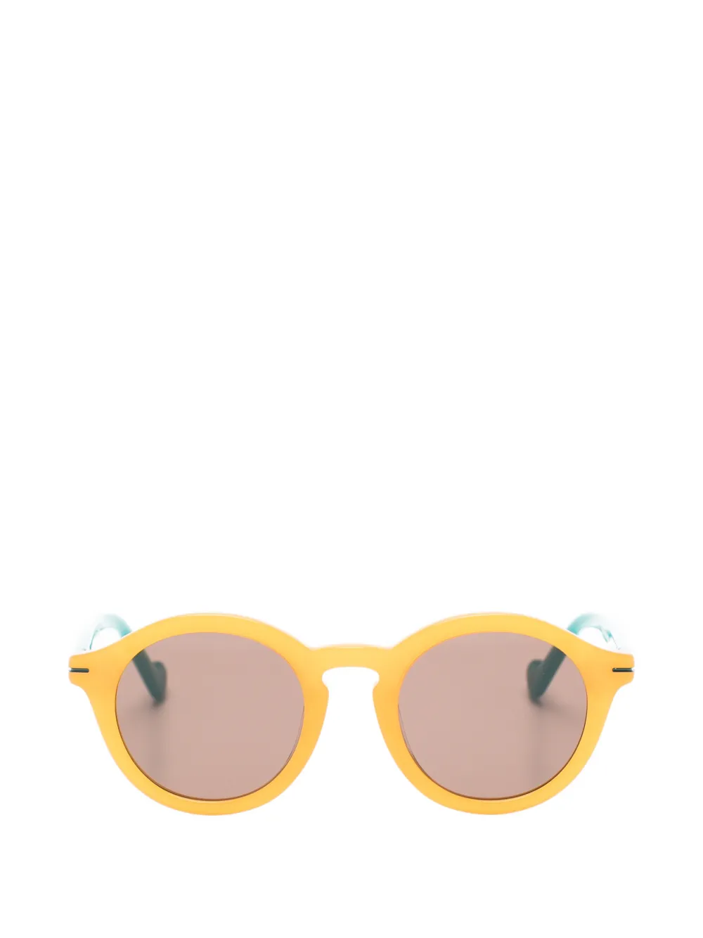 Benetton Turin round-frame sunglasses - Giallo