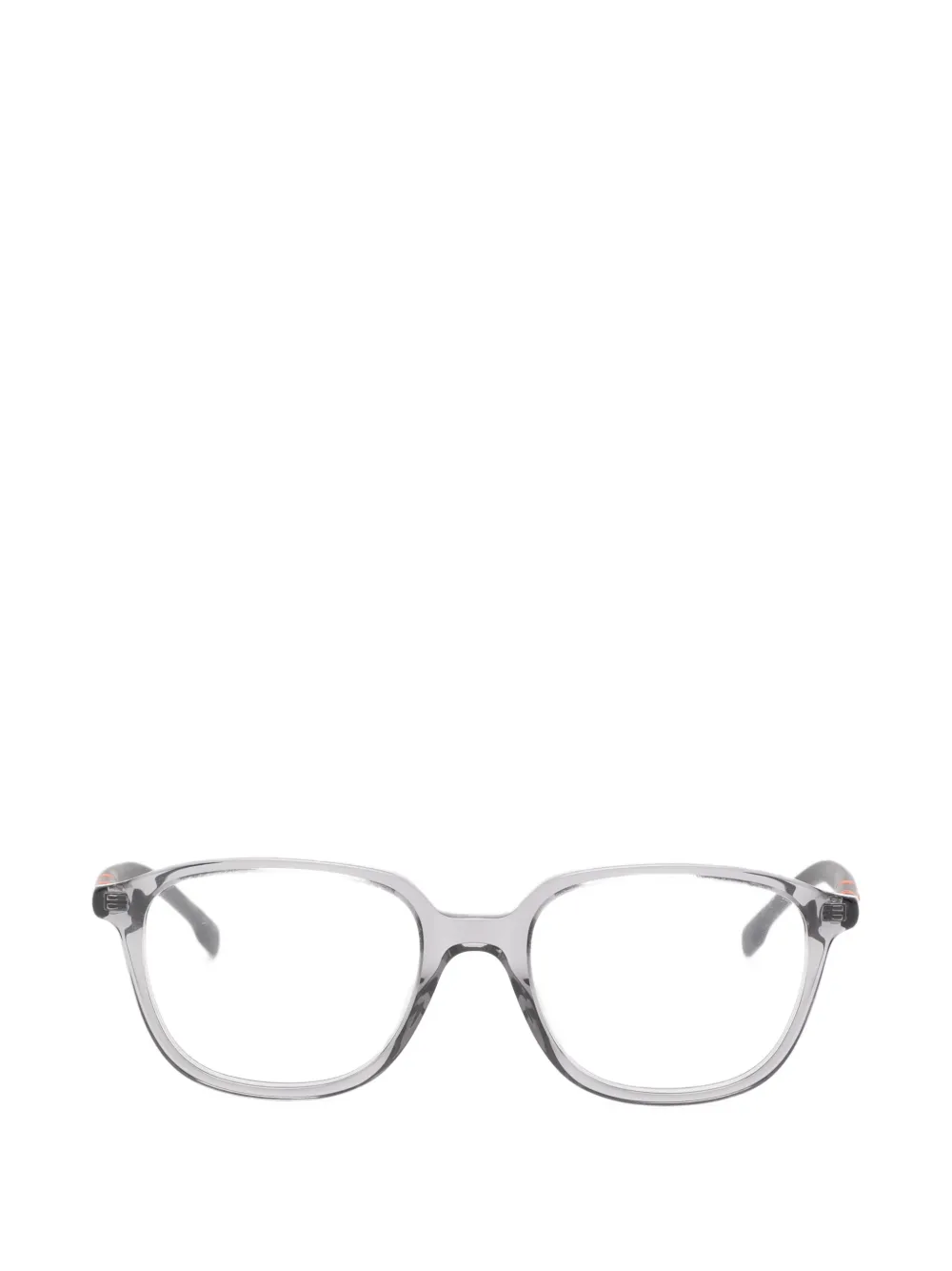 BOSS Kidswear logo-print square-frame glasses - Grau
