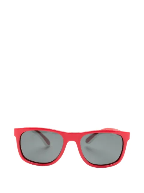 Polaroid printed rectangle-frame sunglasses