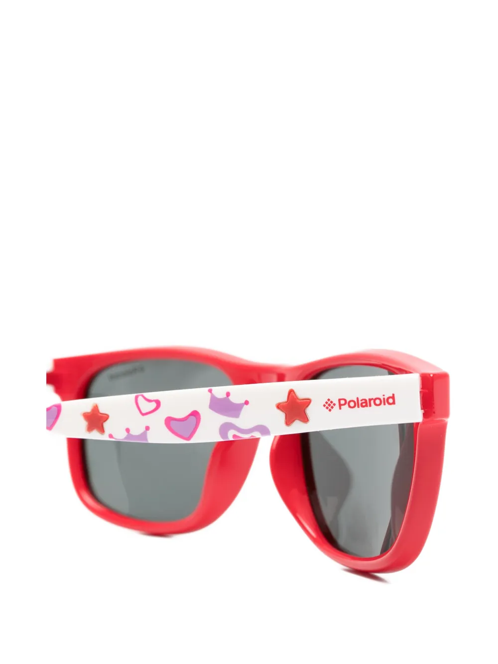  Polaroid Gafas De Sol Estampadas Con Montura Rectangular - Rojo 