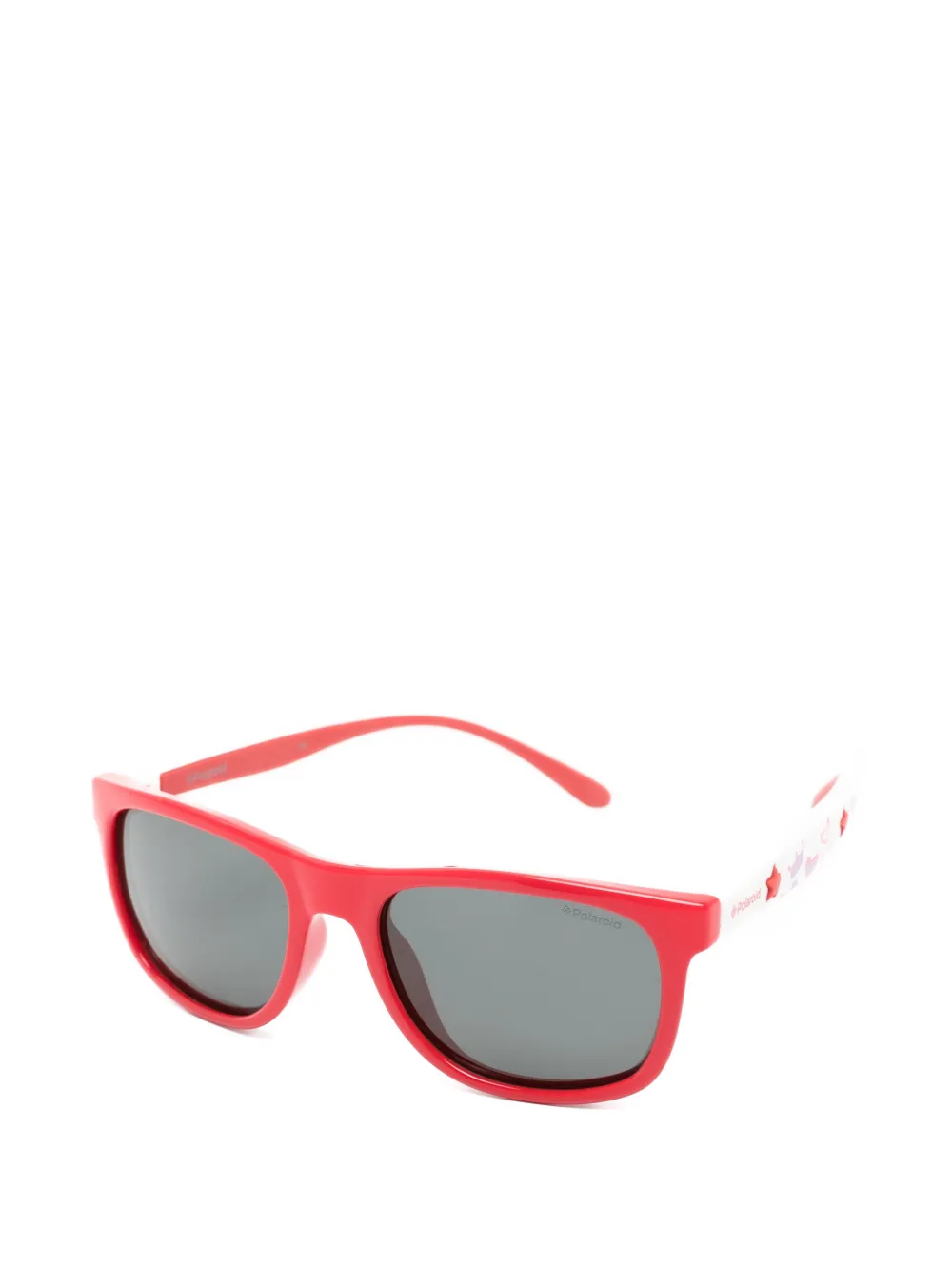  Polaroid Gafas De Sol Estampadas Con Montura Rectangular - Rojo 