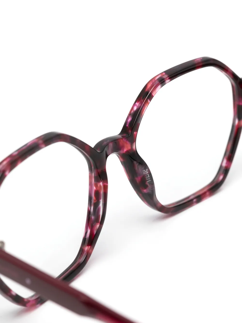Zadig & Voltaire Kids Bril met schildpadschild-design Rood