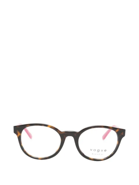 Vogue Eyewear tortoiseshell-effect round-frame glasses