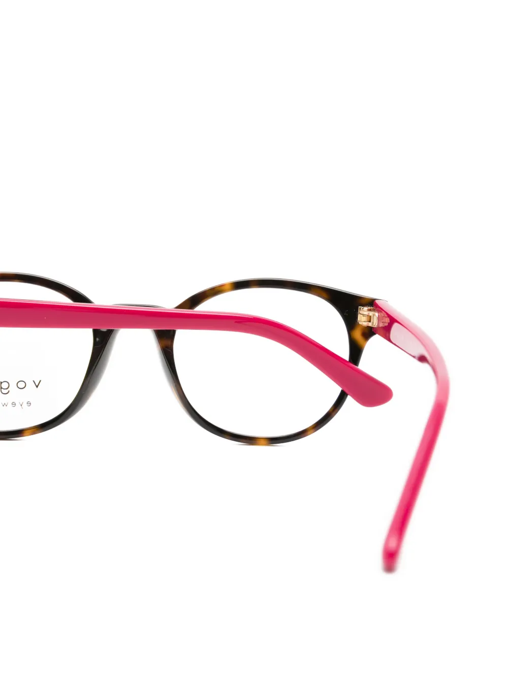 Vogue Eyewear Bril met schildpadschild-design Bruin