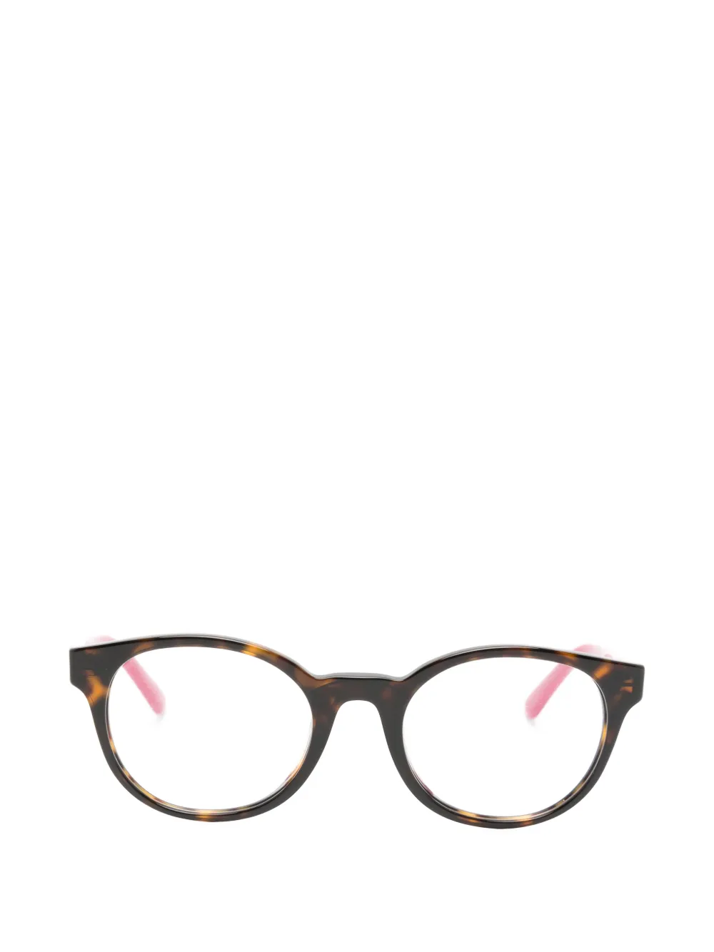 Vogue Eyewear tortoiseshell-effect round-frame glasses - Braun