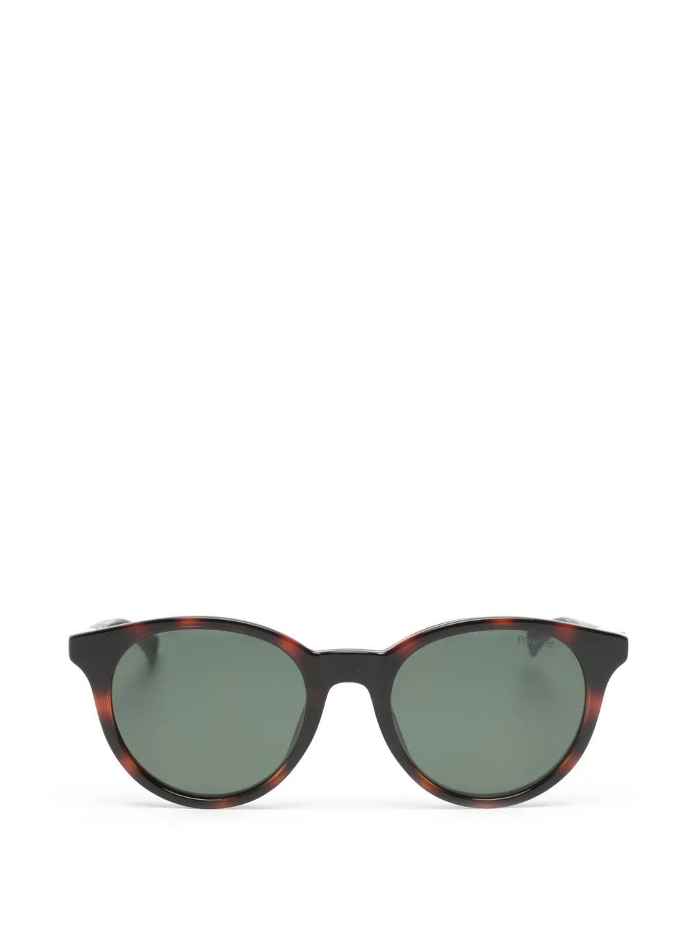Polaroid tortoiseshell-effect clip-on glasses - Braun
