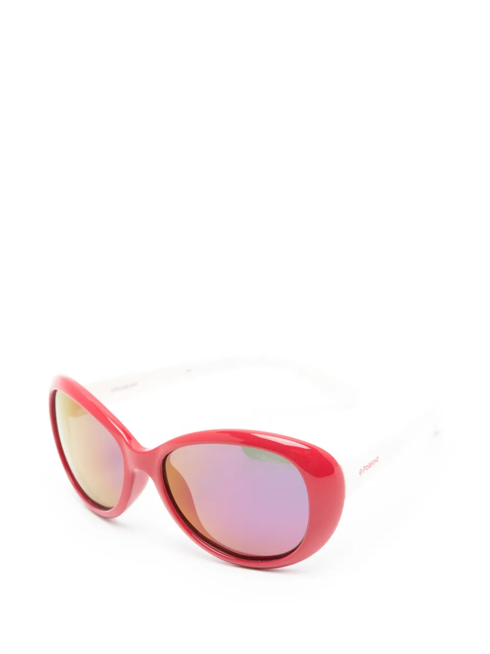  Polaroid Round-frame Sunglasses - Rouge 