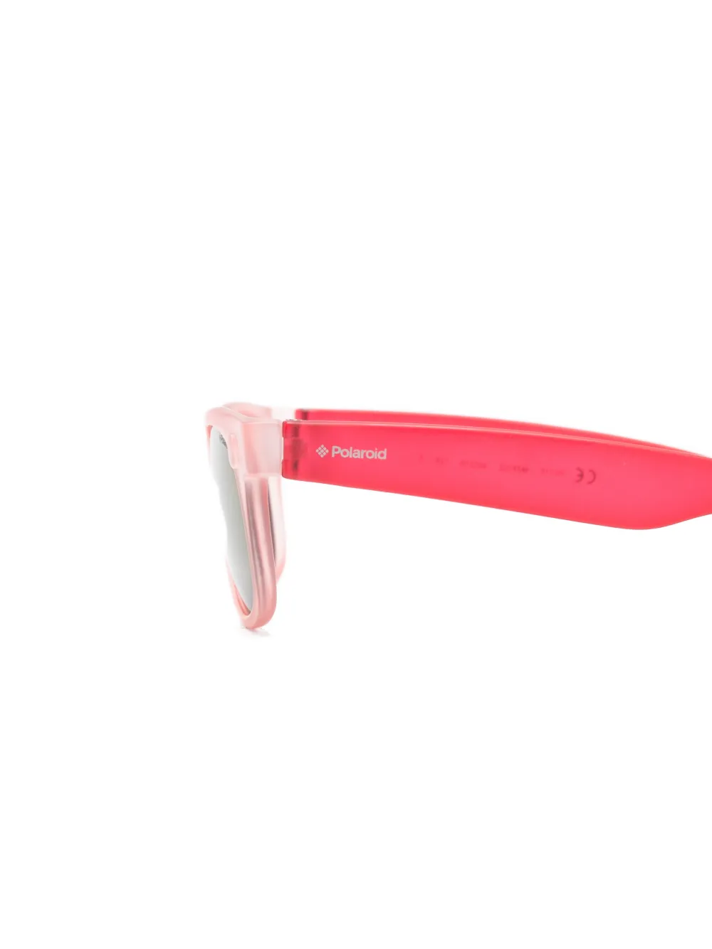  Polaroid Rectangle-frame Sunglasses - Rouge 