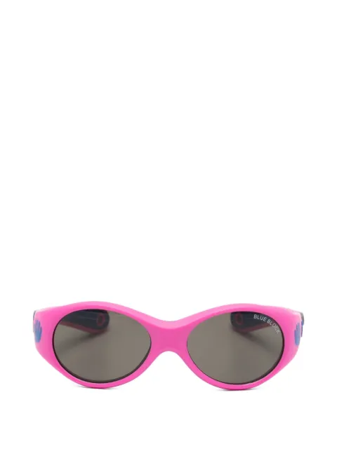 NANO Ninio logo-print round-frame sunglasses