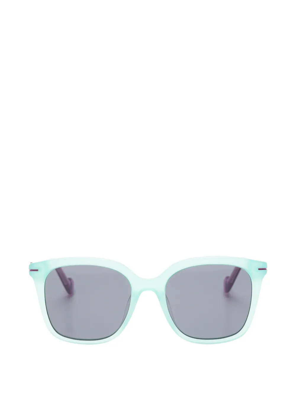 Benetton Florance square-frame tinted sunglasses - Verde