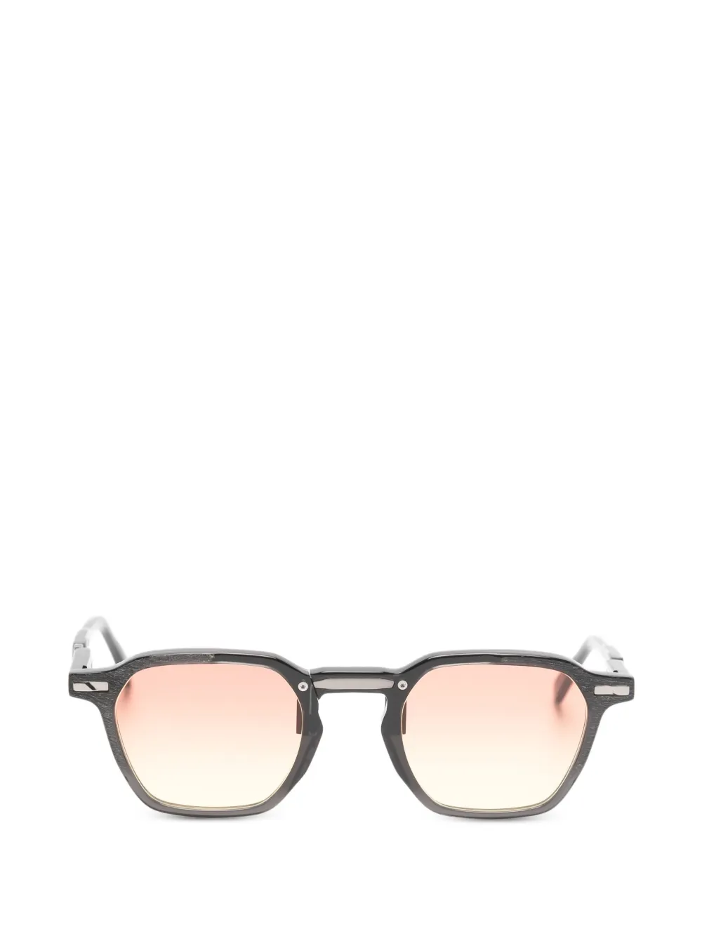 Movitra Alias 01 geometric-frame sunglasses - Nero