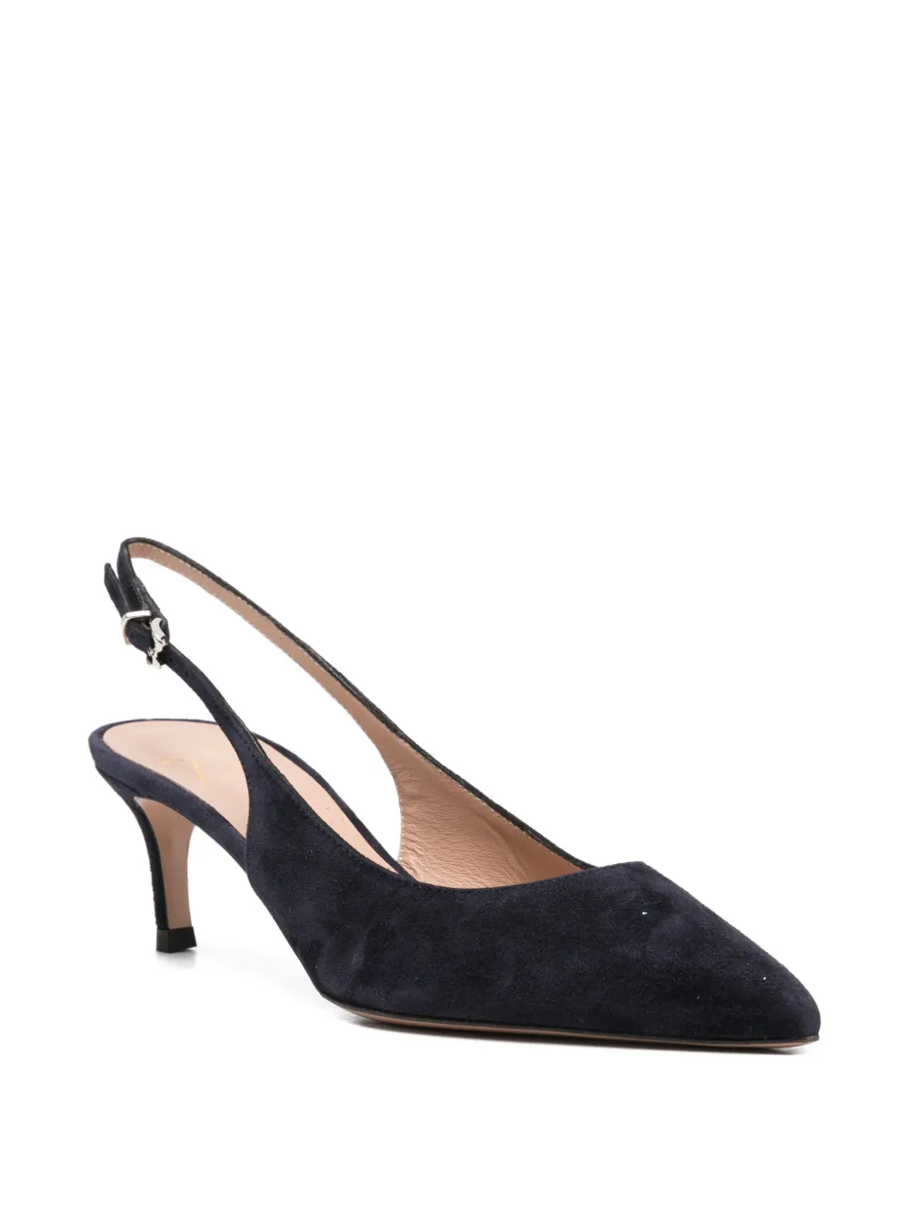 Roberto Festa Suède slingback pumps Blauw