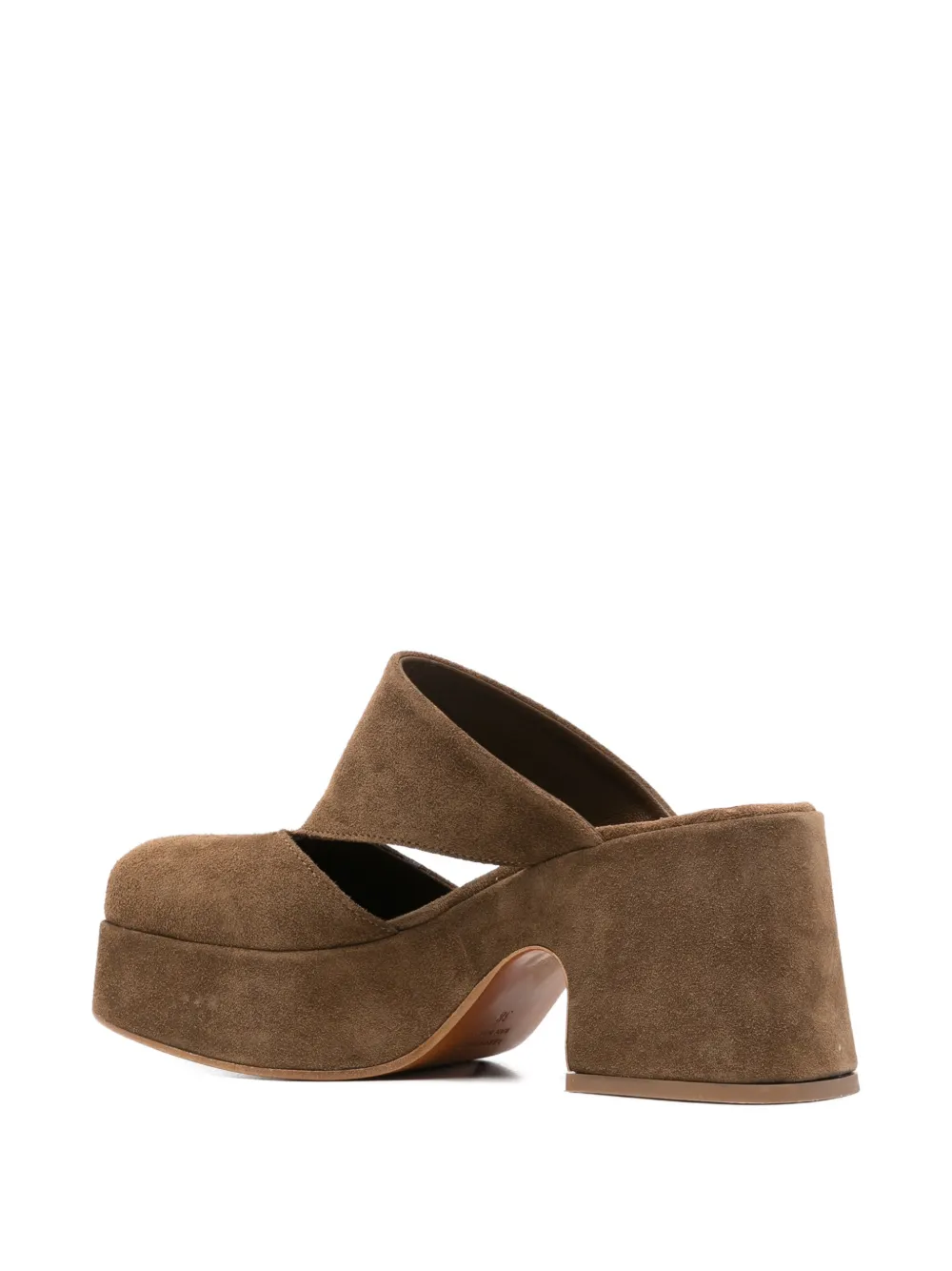 curiositè cut-out-detail mules Bruin