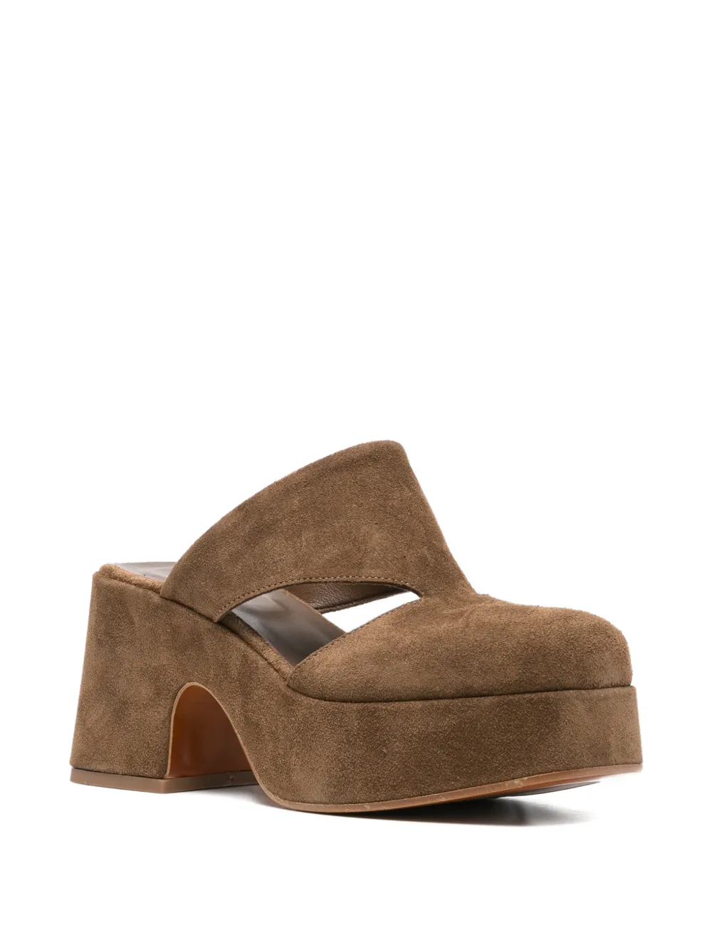 curiositè cut-out-detail mules Bruin